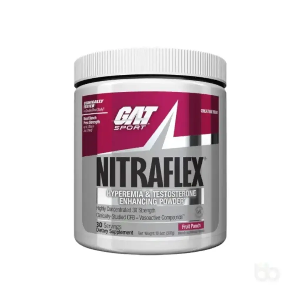 GAT Sport Nitraflex Pre-Workout -30 Servings - Fruit Punch