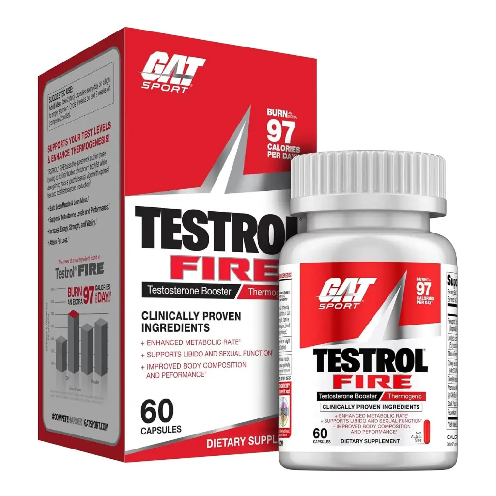 GAT Sport Testrol Fire -Test Booster-60 Caps