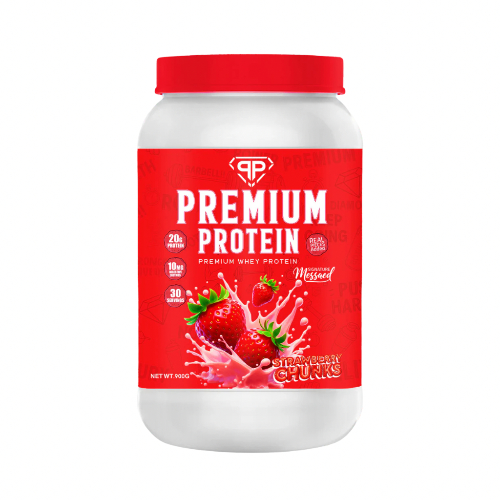 Premium Whey Protein-900G-30Serving-Strawberry Chunks Edition 