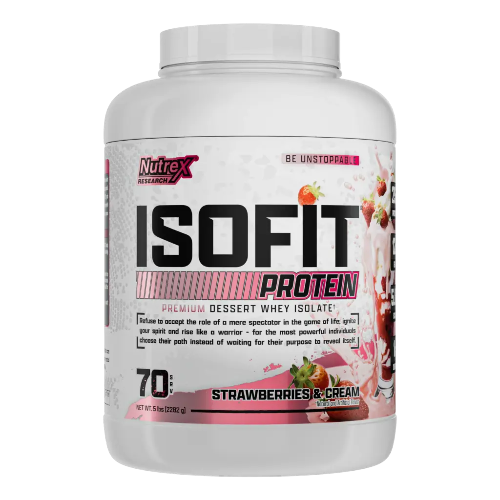 Nutrex Research Isofit-70Serv.-2317g-Strawberries Cream