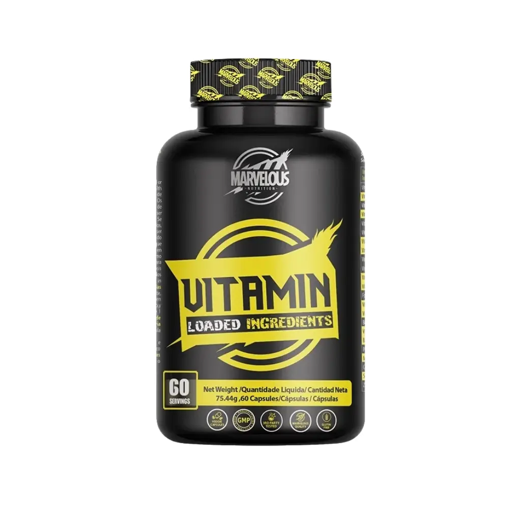 Marvelous Nutrition ,Vitamin Complex Capsules, 60 Servings