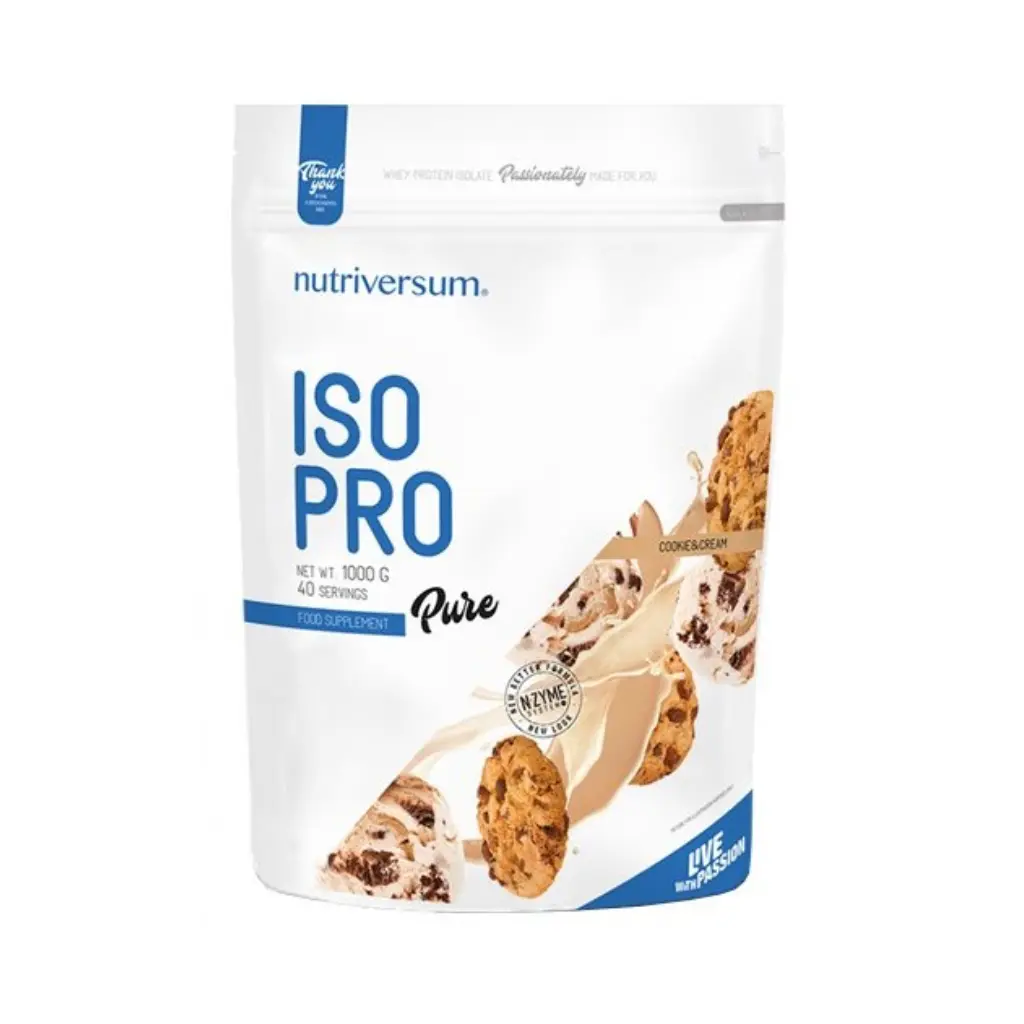 Nutriversum Iso Pro Pure-40Serv.-1000G-Cookies & Cream