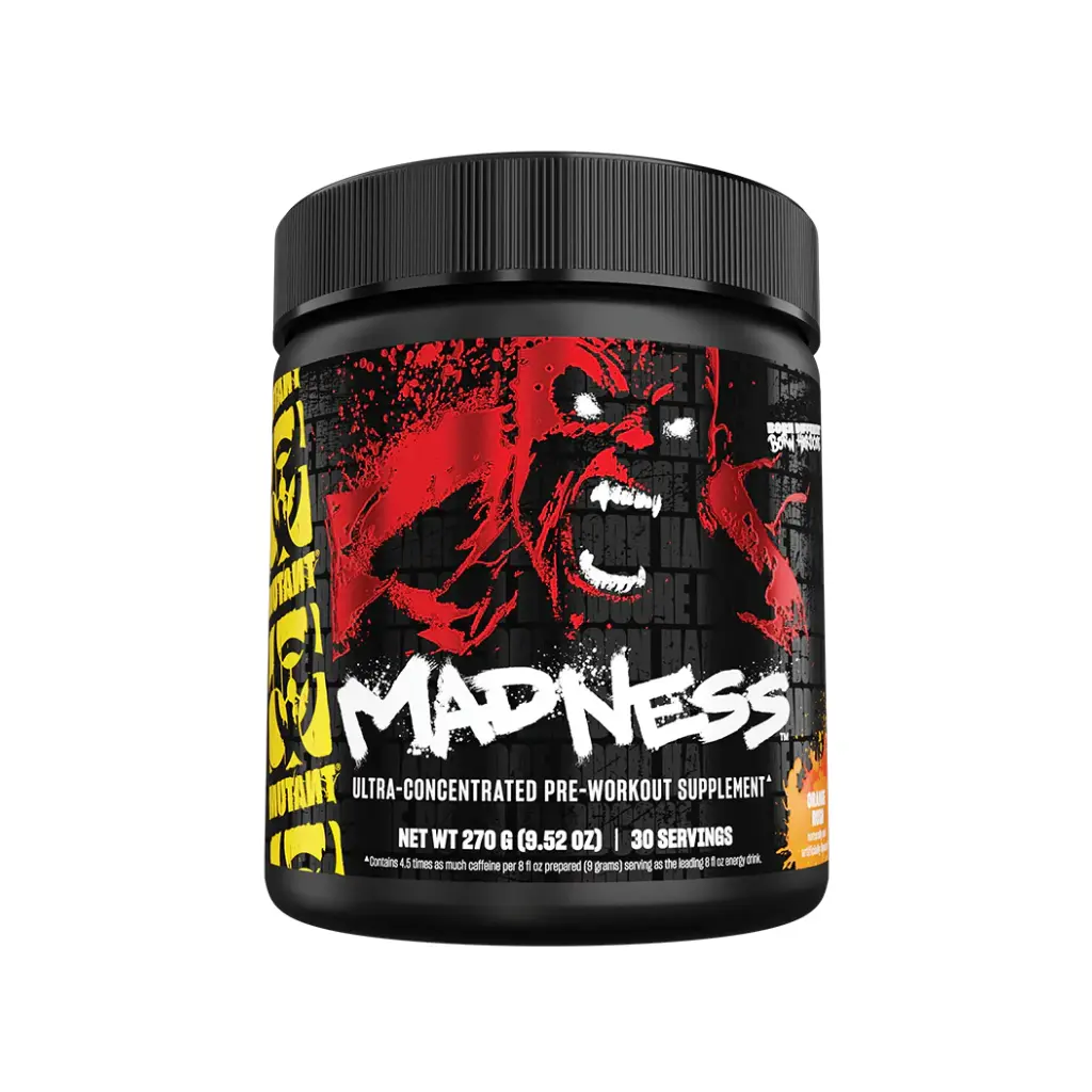 Mutant Madness-Pre Workout-30Serv-270g-Peach Mango