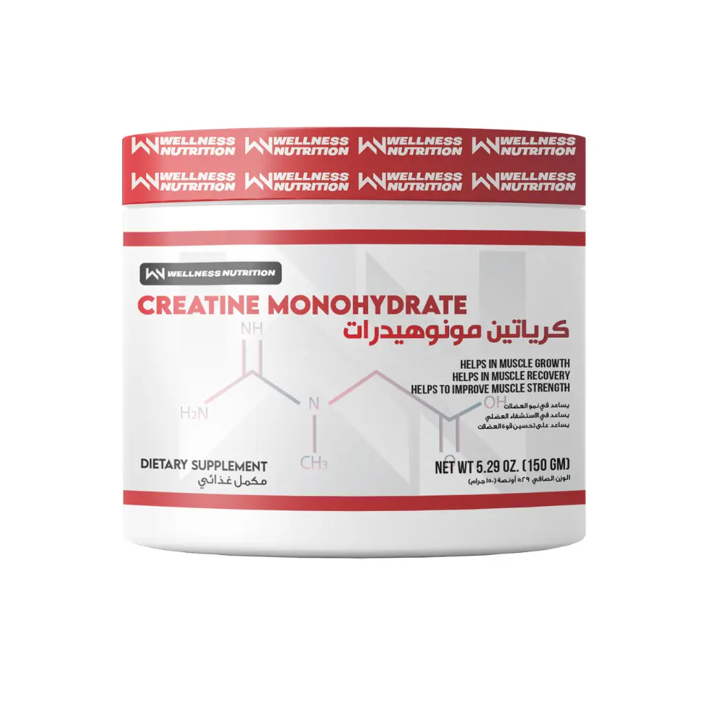 Wellness Nutrition Creatine Monohydrate-150G-30Serv.-Unflavored