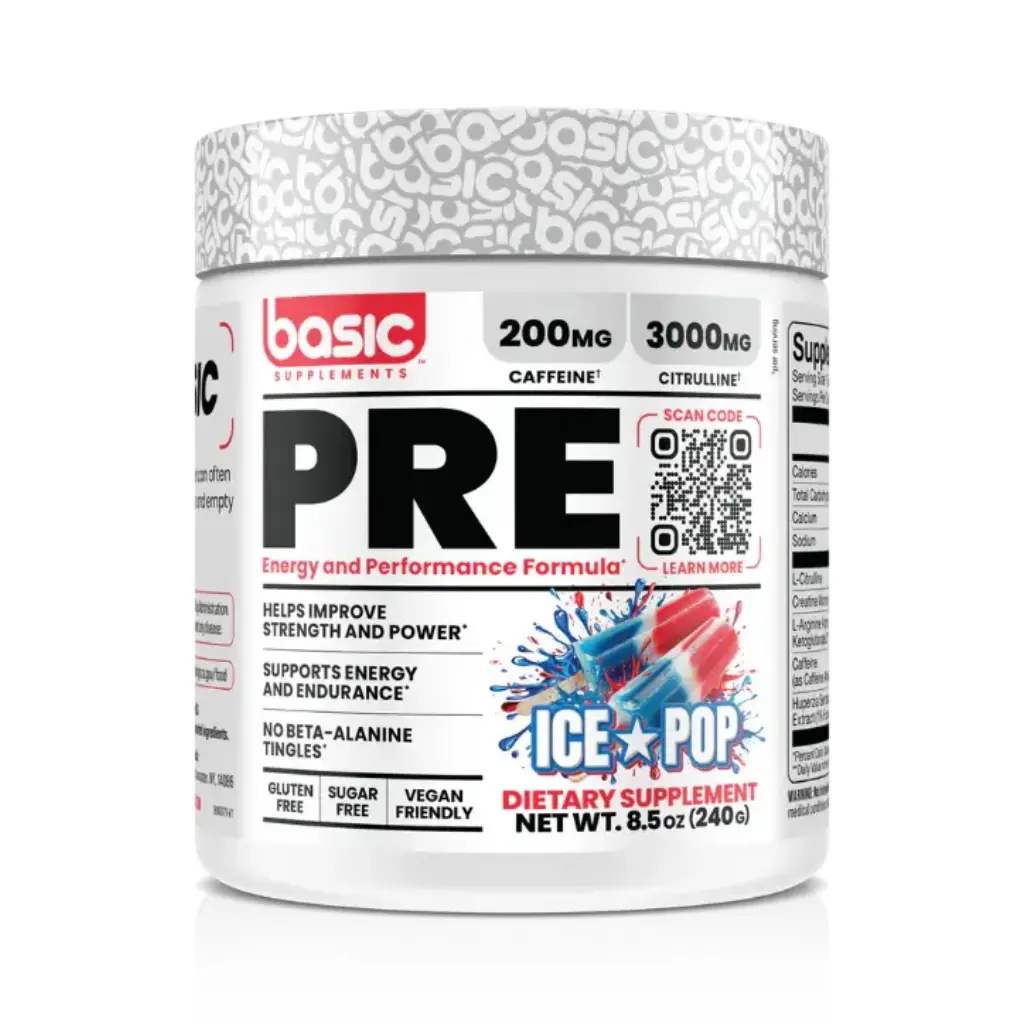 Basic Pre Workout-30Serv-240g-Ice Pop