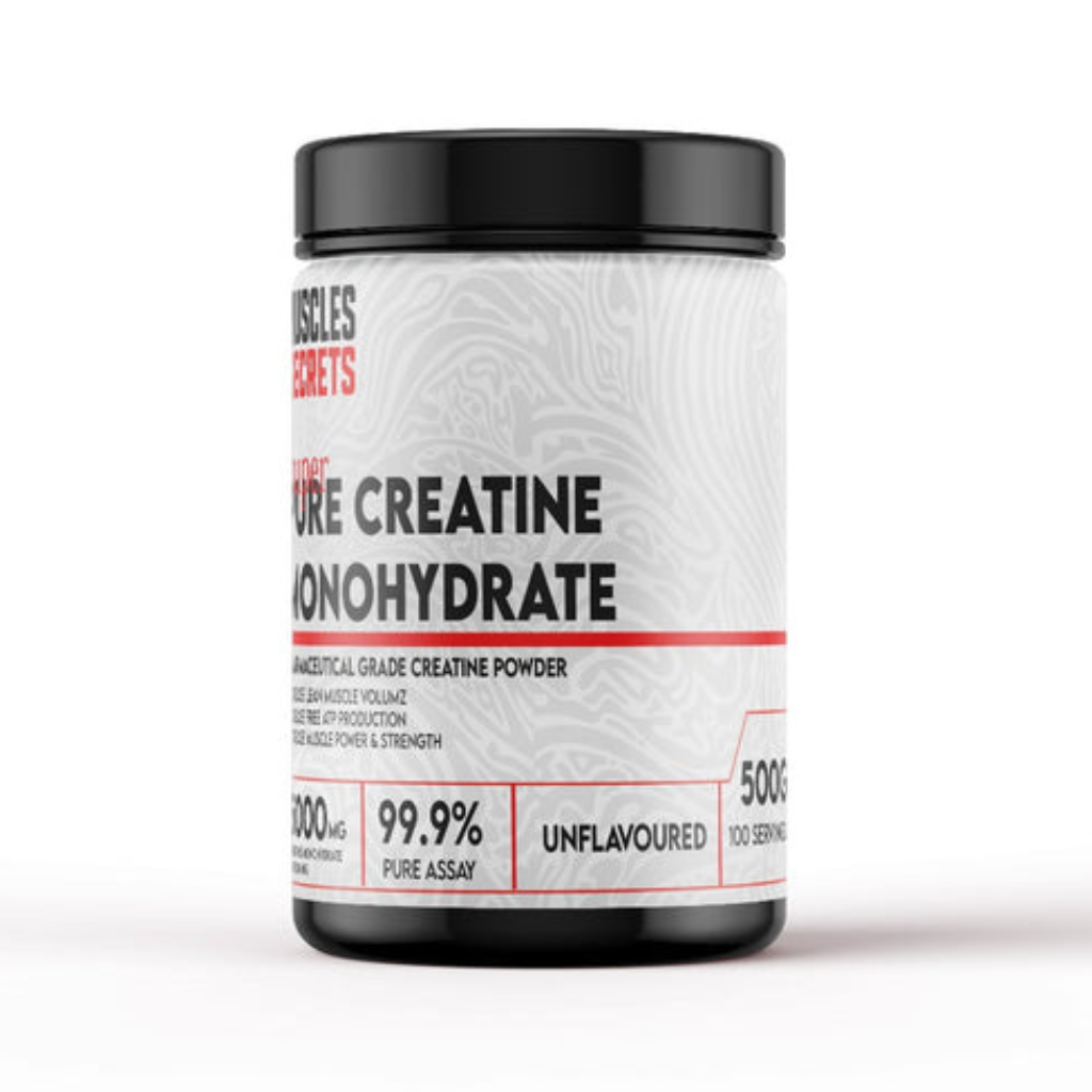 Muscles Secrets Super Pure Creatine Monohydrate-500G-100Serv-Unflavoured