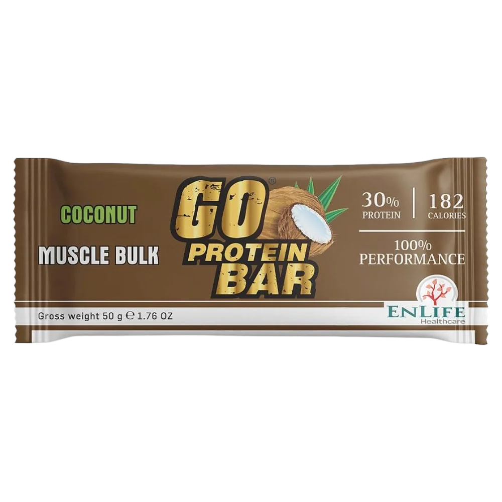EnLife Go Super Power Protein Bar-1Serv-50G-Coconut
