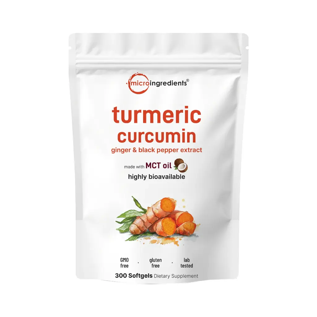  Micro Ingredients Turmeric Curcumin-100Serv-300Softgels