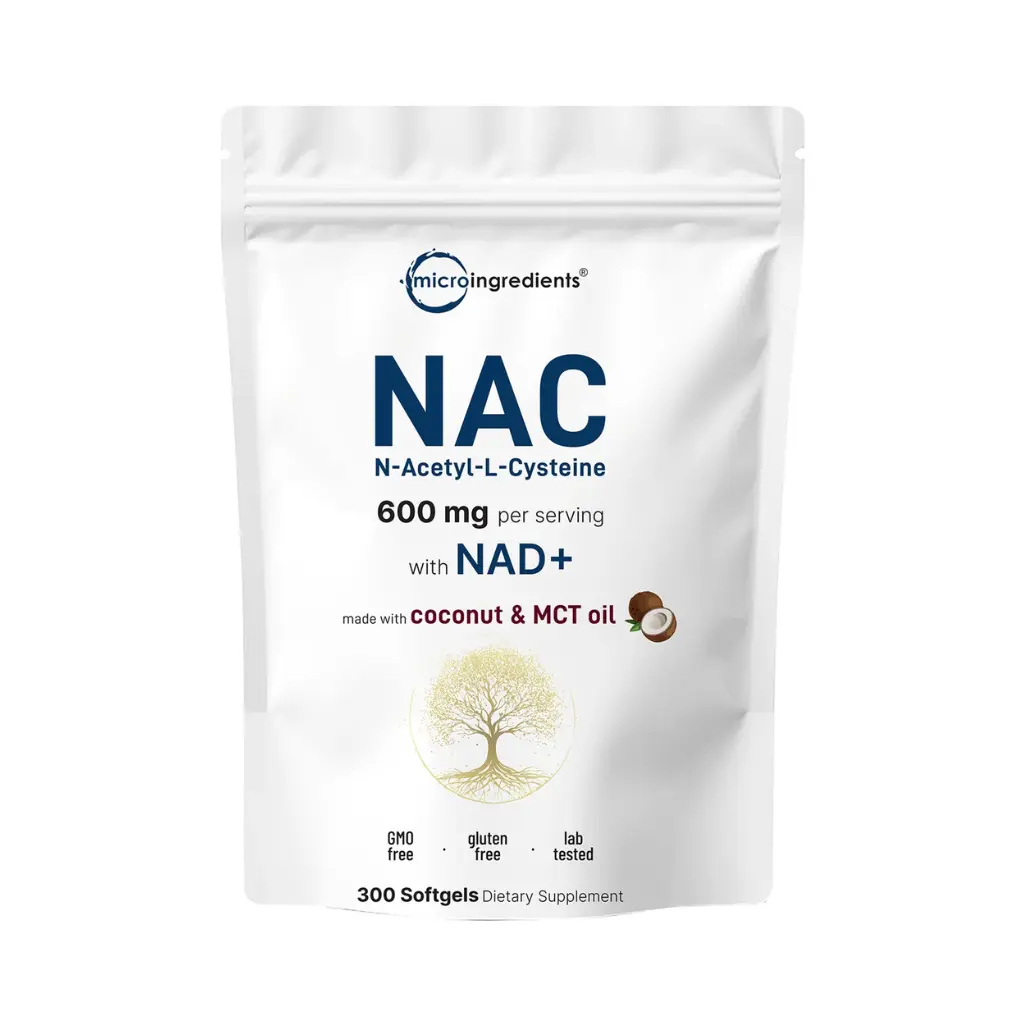 Micro Ingredients Nac With Nad-100Serv-300softgels