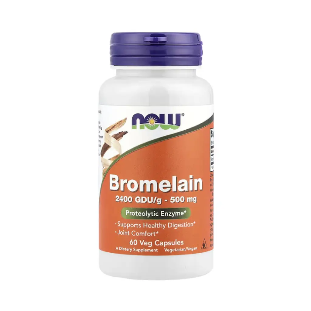 Now Foods,Bromelain 2400 GDU/g-60 Veg Capsules