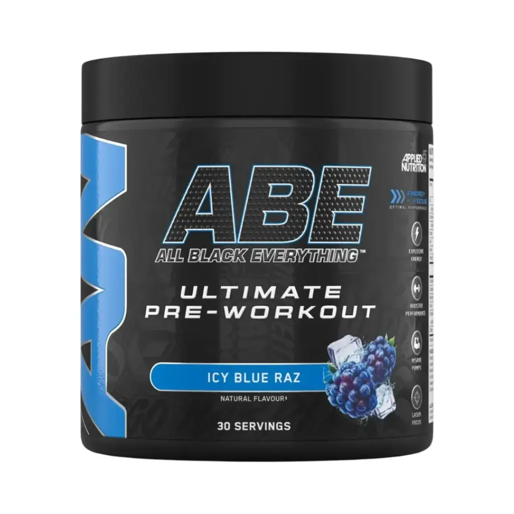 Applied Nutrition ABE Pre Workout -375g-30 Serv-Icy Blue Raz