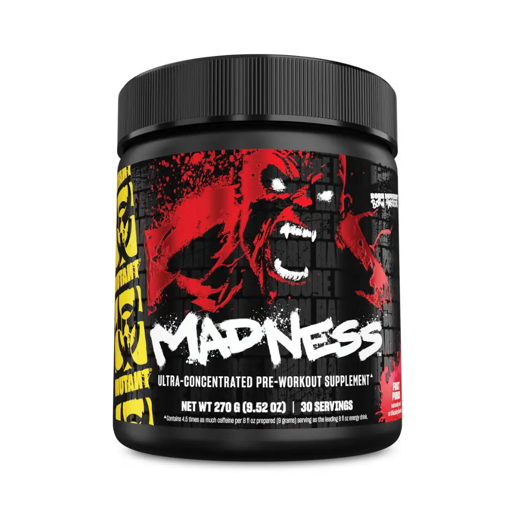 Mutant Madness-Pre Workout-30Serv-270g-Fruit Punch