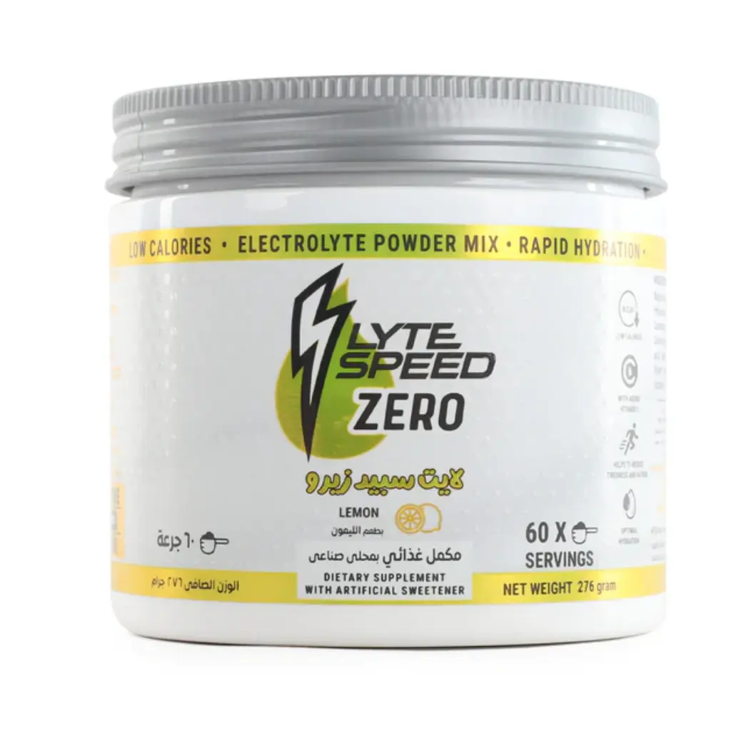 Building Blox LyteSpeed Zero-Electrolyte Hydration-276G-60Serv-Lemon