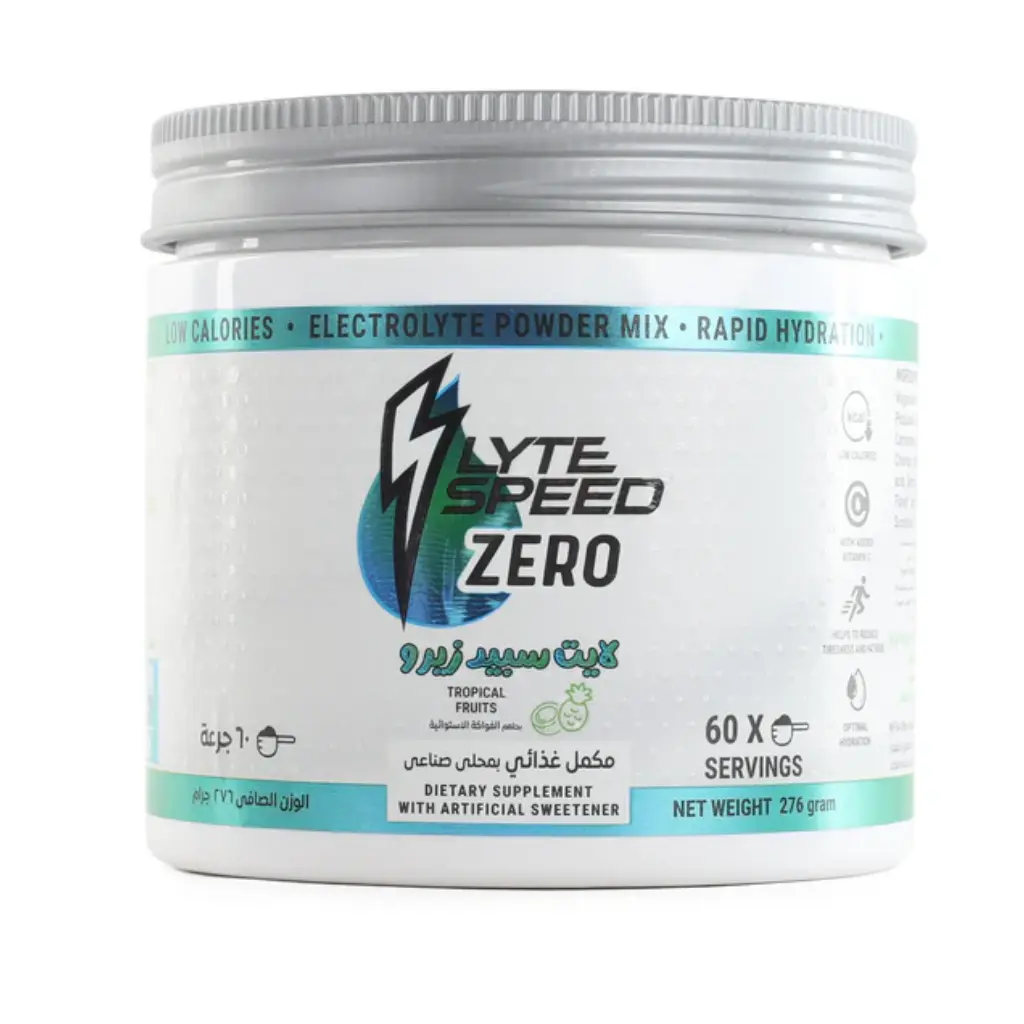Building Blox LyteSpeed Zero-Electrolyte Hydration-276G-60Serv-Tropical Fruit