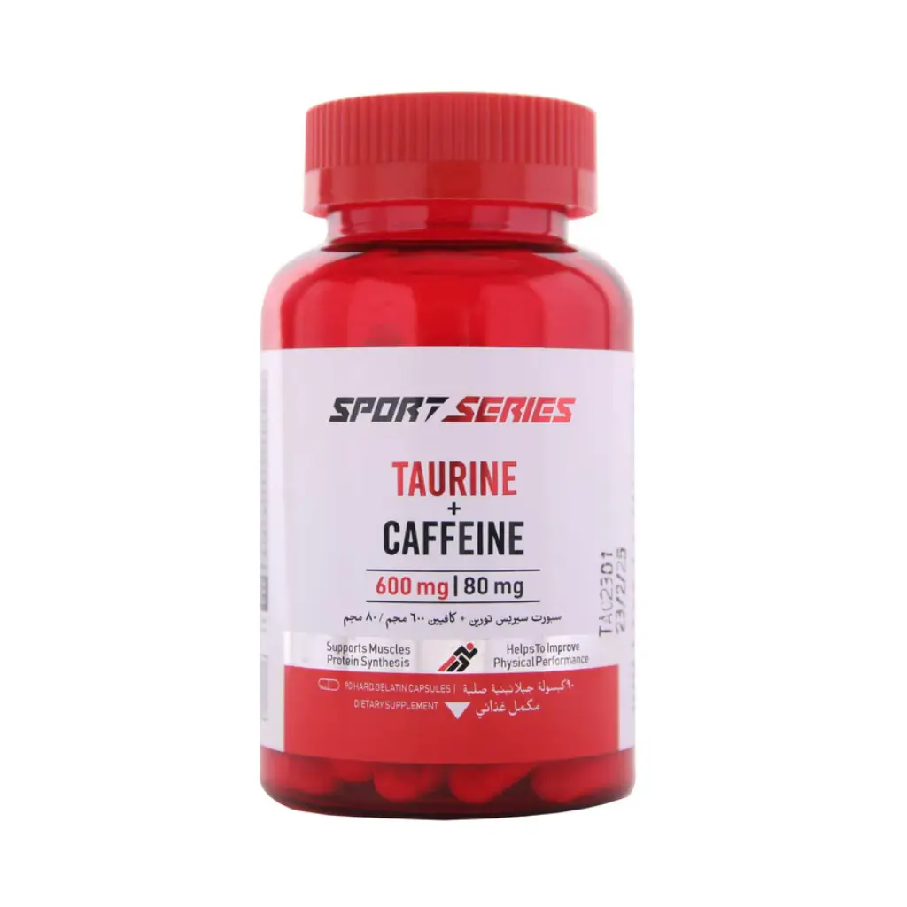 Building Blox Sport Series Taurine + Caffeine 600 mg/80 mg-90Serv-90 Capsules
