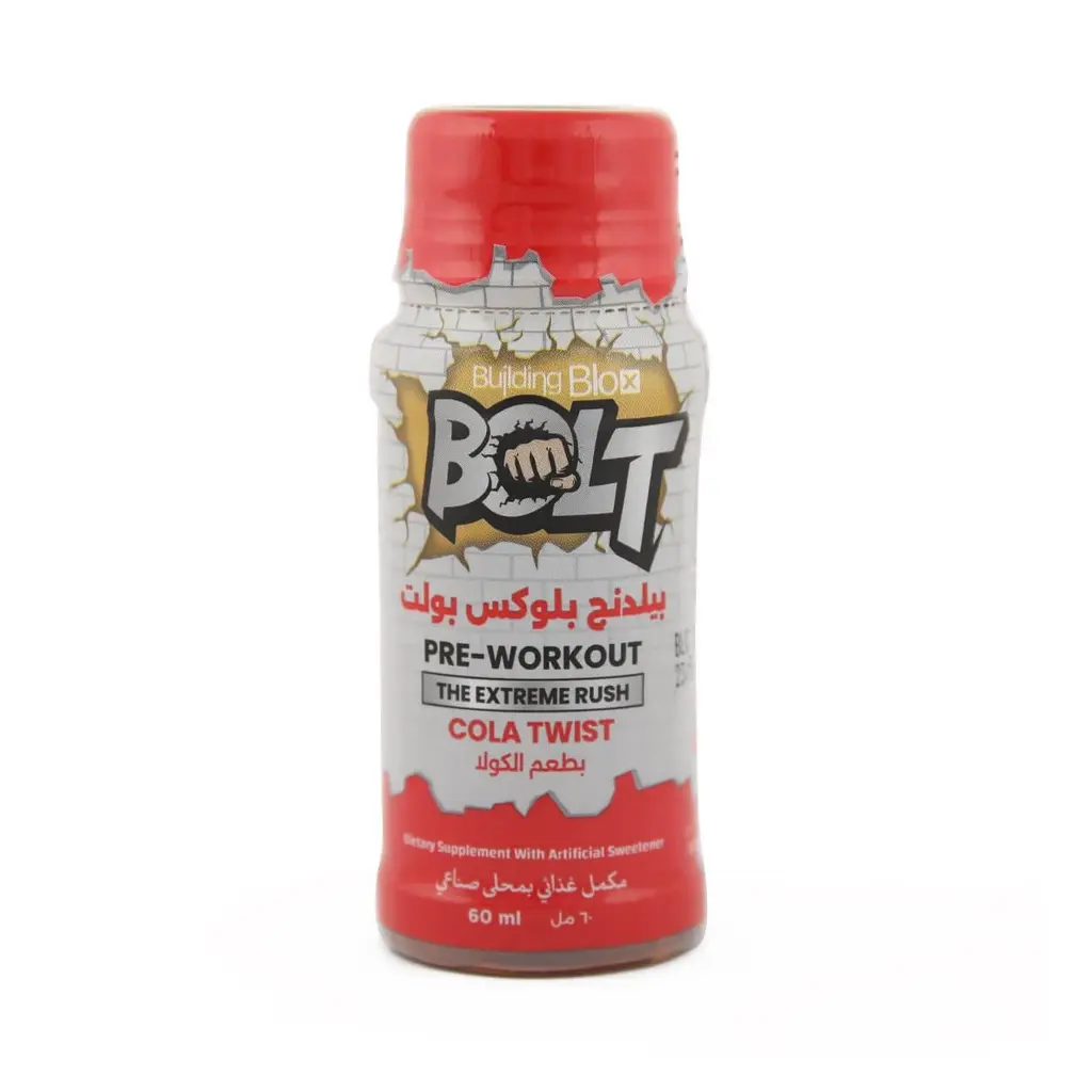 Building Blox Bolt Pre-workout -60Ml-Cola Twist
