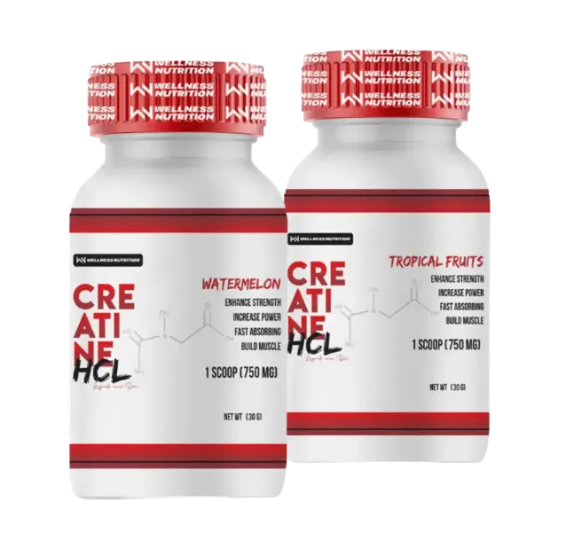 2 Wellness Nutrition-Creatine HCL-30G-30 Servings