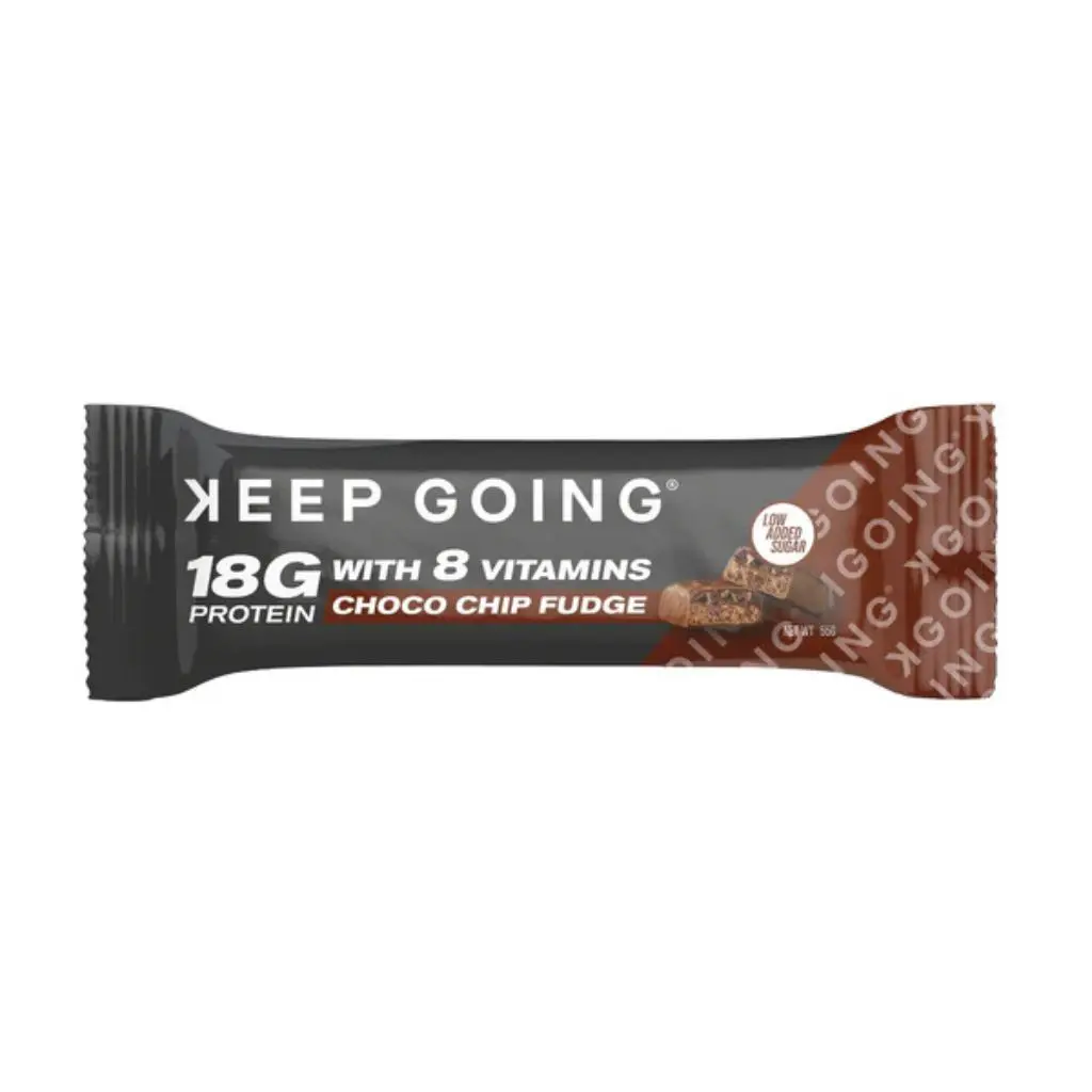 Keep Going Protein & Vitamin Bar Choco Chip Fudge