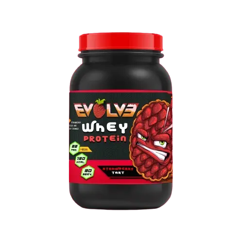 Evolve Whey Protein-1KG- 30 serv-Strawberry Tart