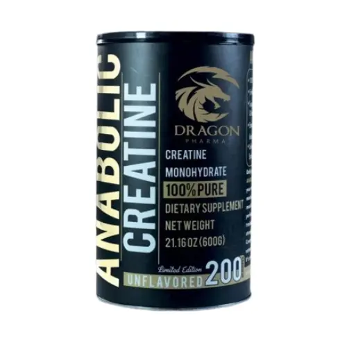 Dragon Pharma Creatine Anabolic 100% Pure-600Gm-200Serv-Unflavored