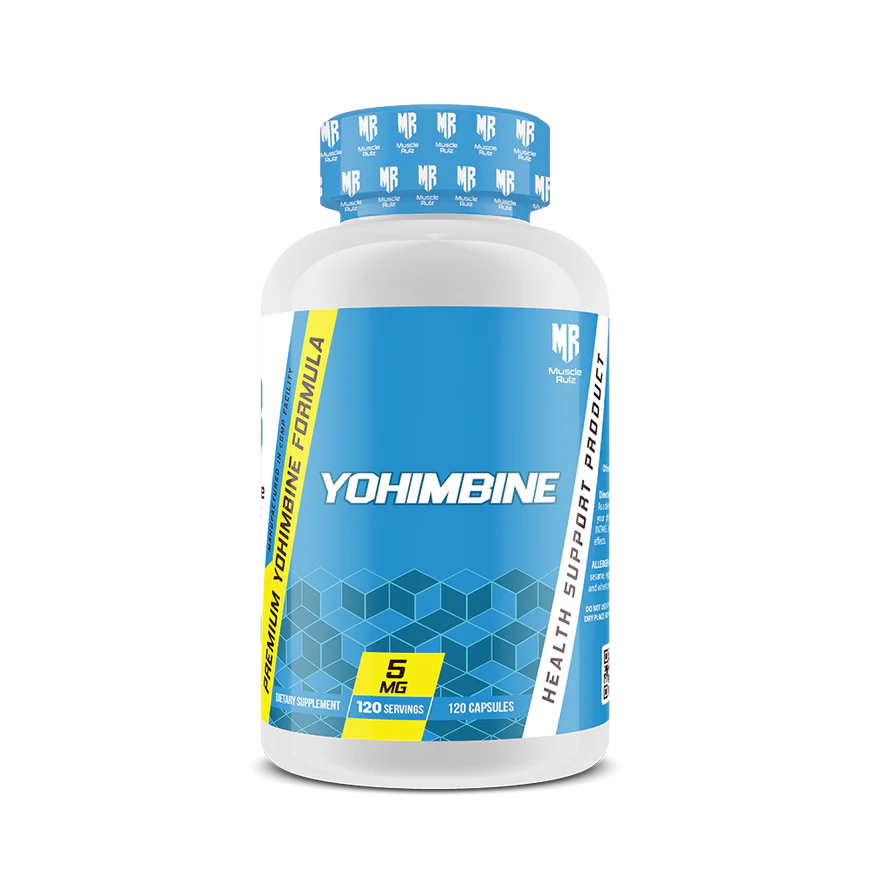 Muscle Rulz Yohimbine Hcl-5MG-120Capsules-120Serv