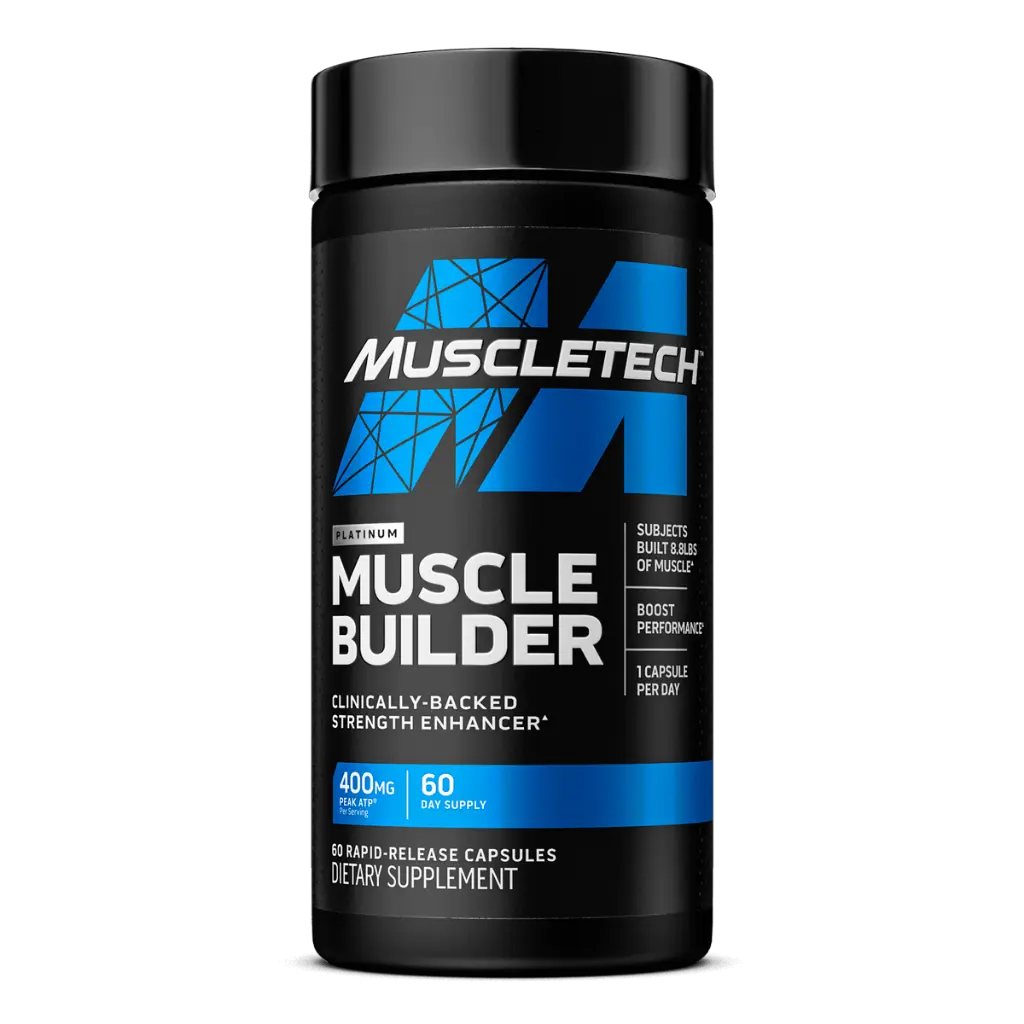 MuscleTech Platinum Muscle Builder-400 mg-60Rapid-Release Capsules 