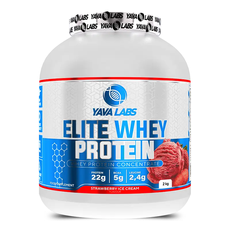 Yava Labs Elite Whey Protein 66Ser -2Kg-Strawberry Ice Cream
