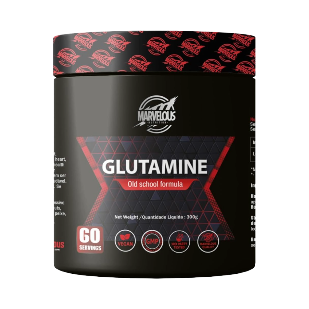 Marvelous Nutrition Glutamine  Old School Formula-300G.-60Serv.-Unflavored