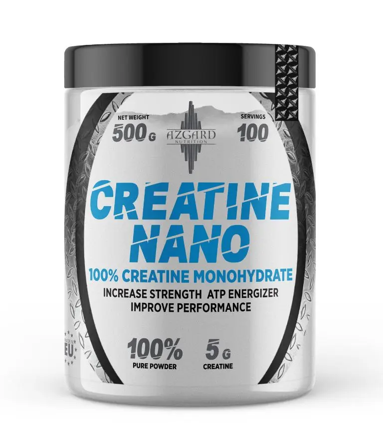 Azgard Nutrition Creatine Nano-100%Creatine Monohydrate-300Gm-60Serv
