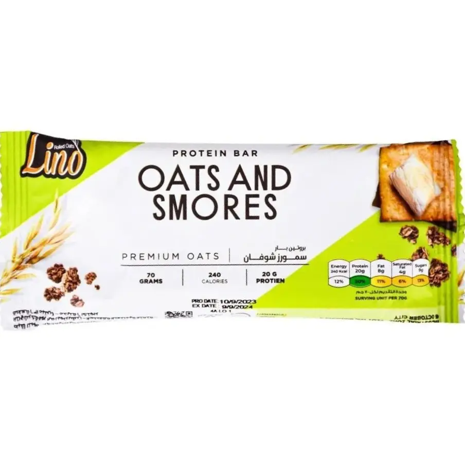 Lino - Protein bar Oats & Smores - 70g 