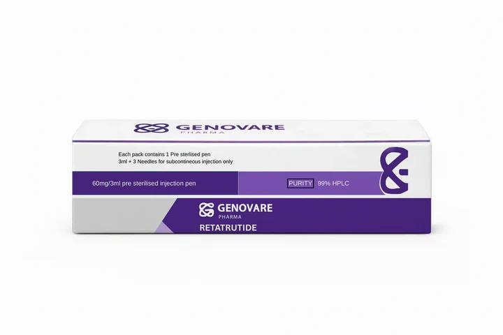 Genovare Peptides | Retatrutide 60 mg Pen 