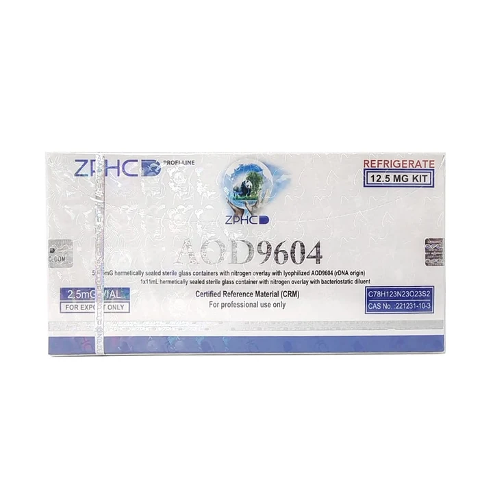 AOD 9604 ZPHC — 12.5 mg (5 vials × 2.5 mg) 
