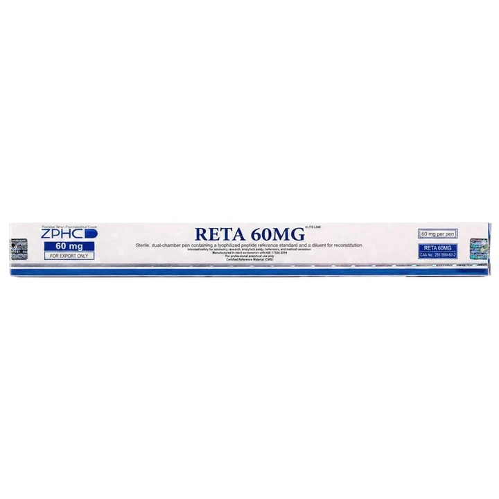 Retatrutide 60mg PEN ZPHC – (Dual-Chamber Cartridge + Sterile Water) 