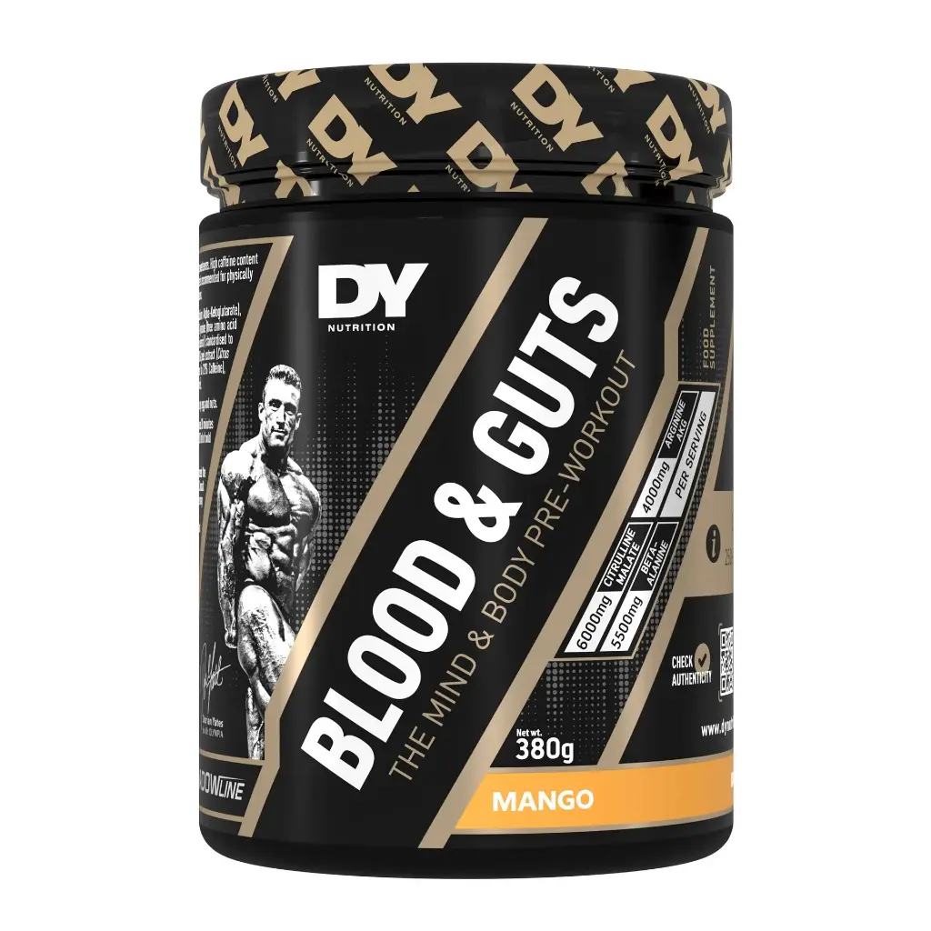 Dy Nutrition Blood&Guts The Mind&Body Pre-workout-380G.-20Serv.-Mango