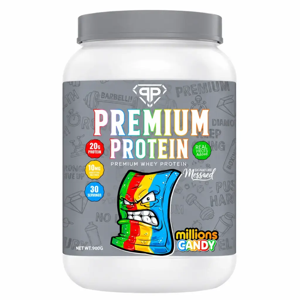 Premium Whey Protein-900G-30Serving-Millions Candy 