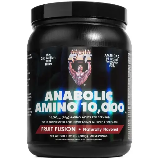 [799750002319] Healthy N' Fit - Anabolic Amino 10,000 - 600Gm - 30 Serv. - Fruit Fusion
