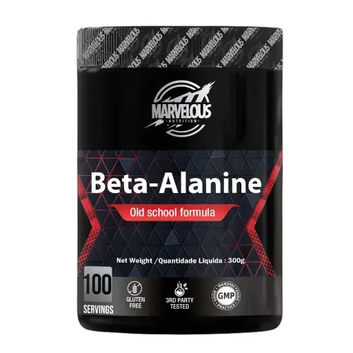 [634240129483] Marvelous Nutrition Beta-Alanine old School Formula-300G-100Serv.-Unflavored