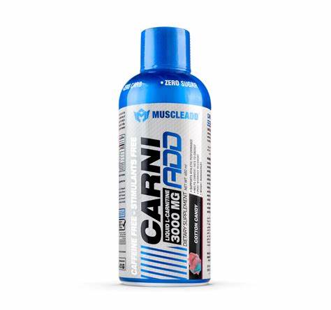 [6223007820479] Muscle Add Carni Add 3000MG 32Serv-480Ml-Cotton Candy