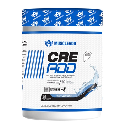 [6223007821407] Muscle Add Cre Add-60Serv-300G- Unflavored