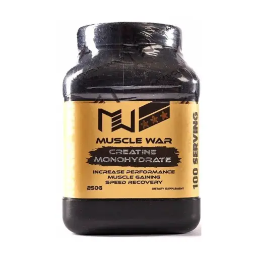 [769503263809] Muscle War Nutrition Creatine Monohydrate -100Serv.-250g Unflavored