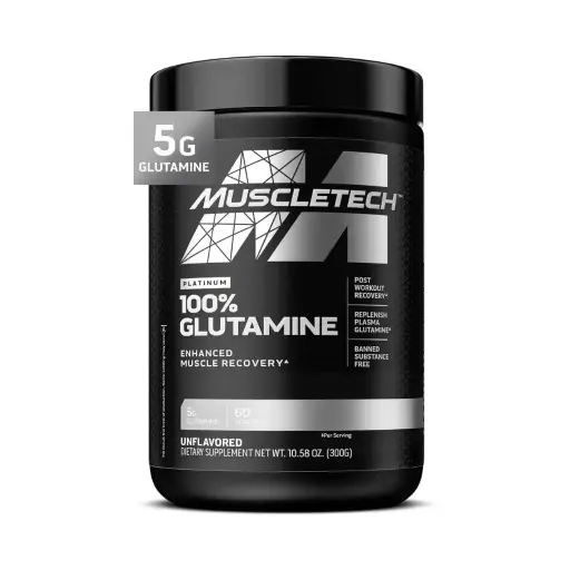 [631656705706] MuscleTech Essential Series 100% Platinum Glutamine-60 Serv.- Unflavored 