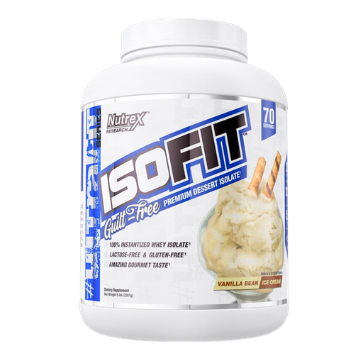 [859400007566] Nutrex Research Isofit-70Serv.-2261g- Vanilla