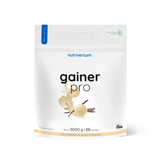 [5999564317974] Nutriversum Pure Gainer Pro-66Serv.-5000G-Vanilla
