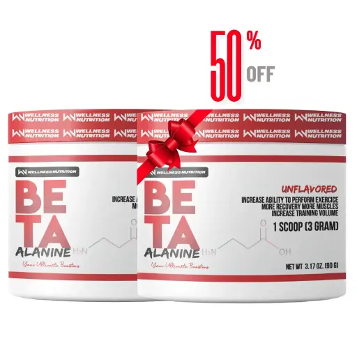 2x Wellness Nutrition Beta Alanine-90G-30serv.-Unflavored