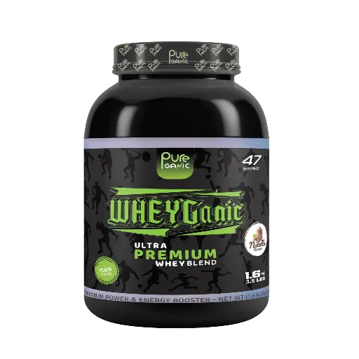 [6225000465633] Pure Ganic Whey - 1.6 KG-47Serving -Nutella
