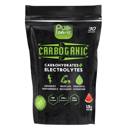 [6224002780010] Pure Ganic Carbohydrates - 1.5 KG-30Serving -Watermelon