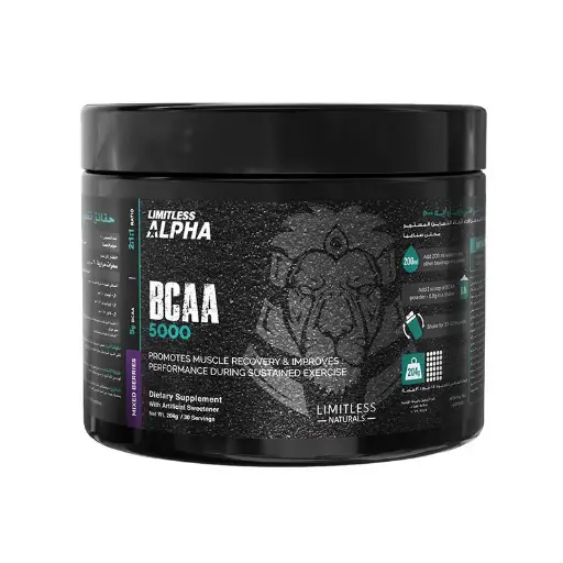 [6223012481924] Limitless Alpha BCAA 5000- 30Serv- 204G- Mixed Berries 