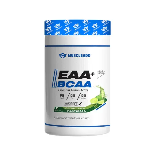 [6223007821063] Muscle Add Eaa+Bcaa Essential Amino Acids-30Serv.-390G.-Electric Lemon