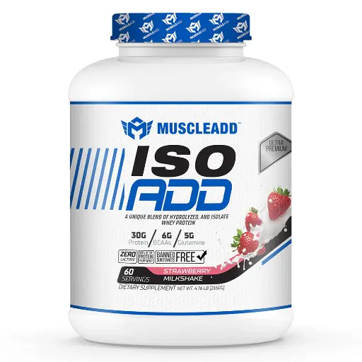 [6223007826648] Muscle Add Iso Add Plus -30Serv.-  1080G.Strawberry Milkshake