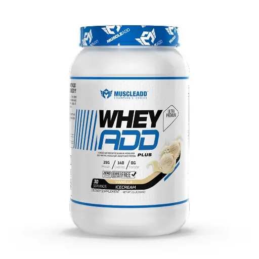 [6223007826600] Muscle Add Whey Add Plus-30Serv.- 1050G-Vanilla Ice Cream